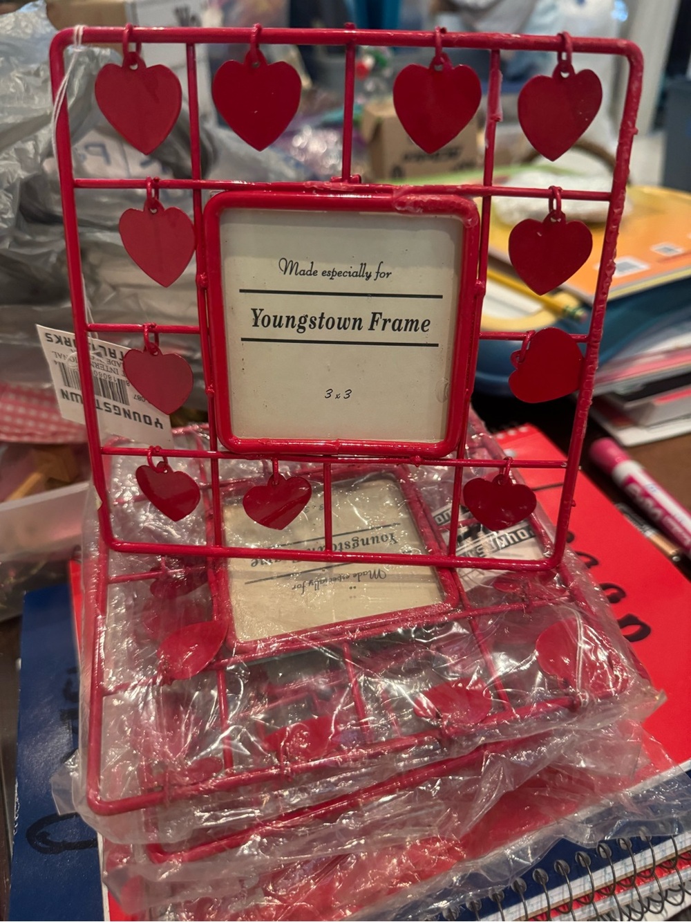 Red Heart Grid Photo Frame 5 of them